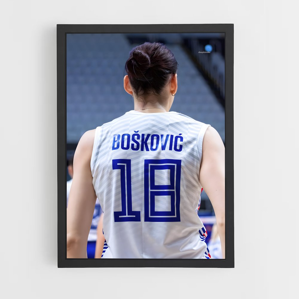 Poster Tijana boskovic actif – affiche Volleyball (vue 2)